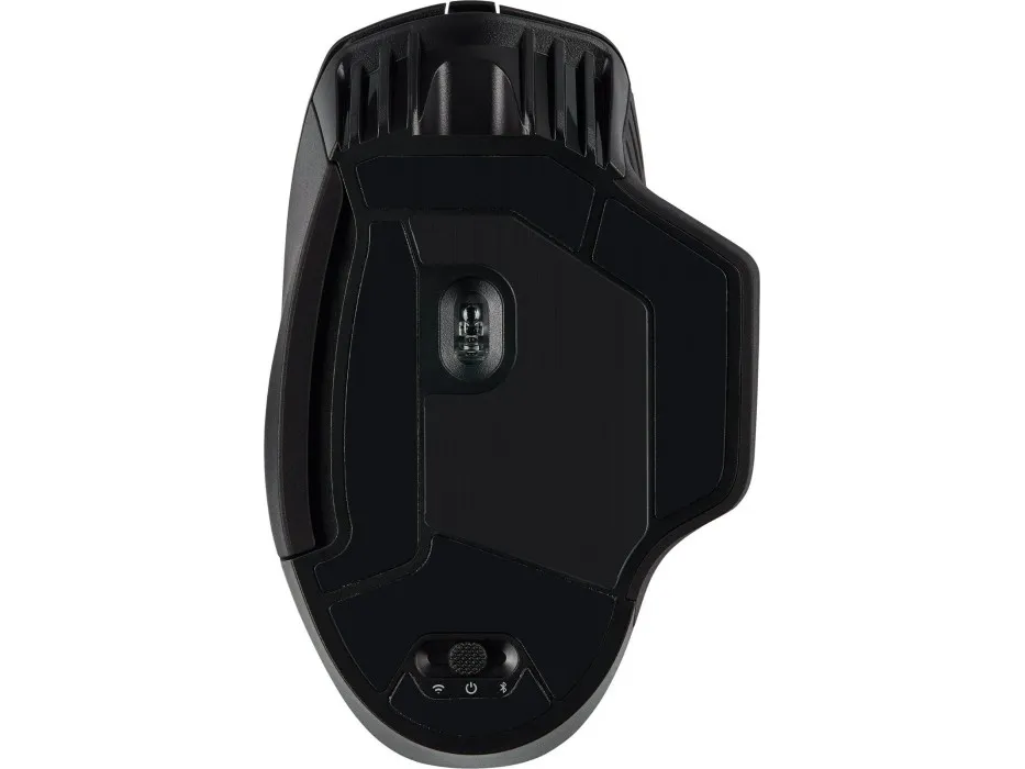 CORSAIR Gaming DARK CORE RGB PRO SE - Mus - optisk - 8 knapper - trådløs, kablet - USB, 2.4 GHz, Bluetooth 4.2 LE - sort