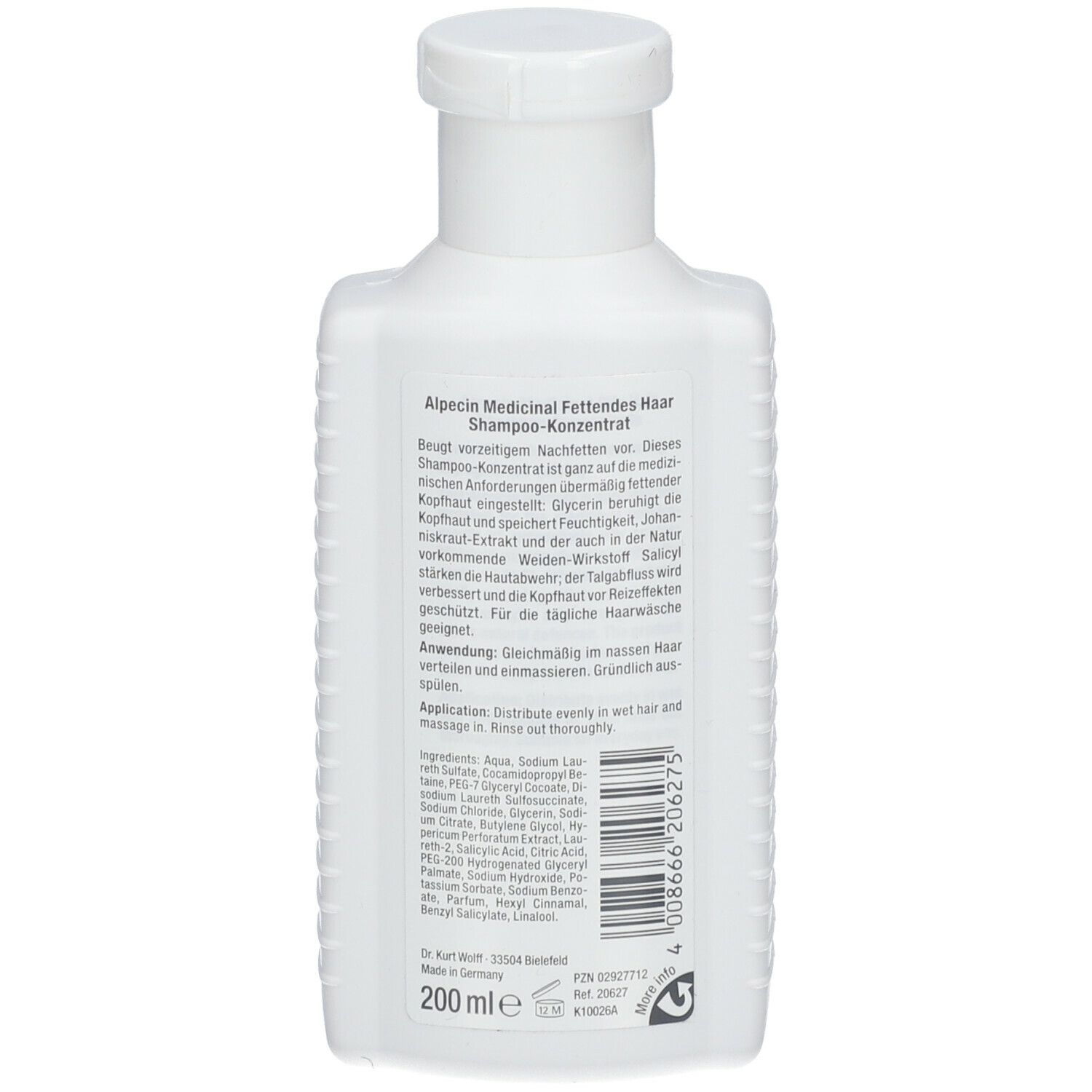 Alpecin Medicinal Shampoo-Konzentrat fettendes Haar