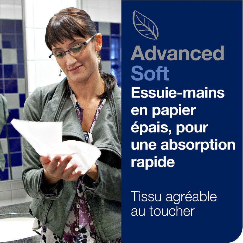 Rouleau d'essuie-mains Tork Matic H1 Advanced double épaisseur 150 m - Colis de 6