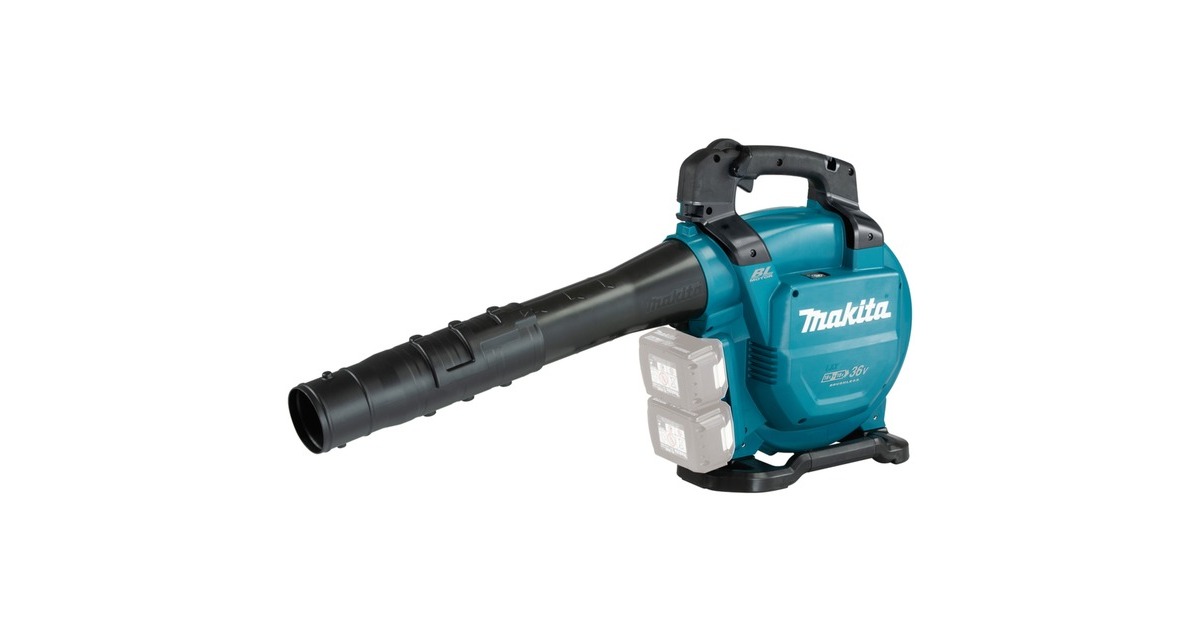 MakitaAccu bladzuiger / bladblazer DUB363ZV 2x18V  (Blauw/zwart, Accu niet inbegrepen)