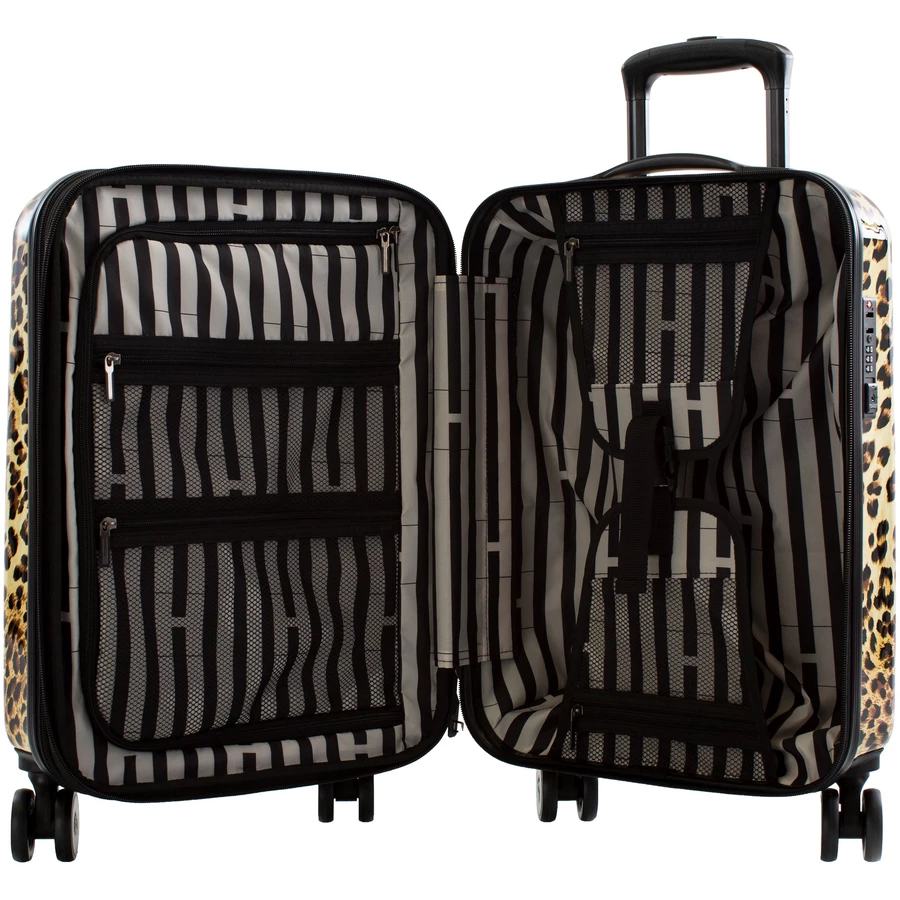 Heys Brown Leopard - 4-Rollen-Trolley S 53 cm erw. brown leopard