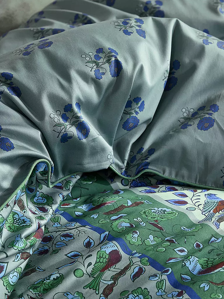 ESSENZA Satin-Bettwäsche VALERIA 70x90cm/140x200cm Subtle Green  mint