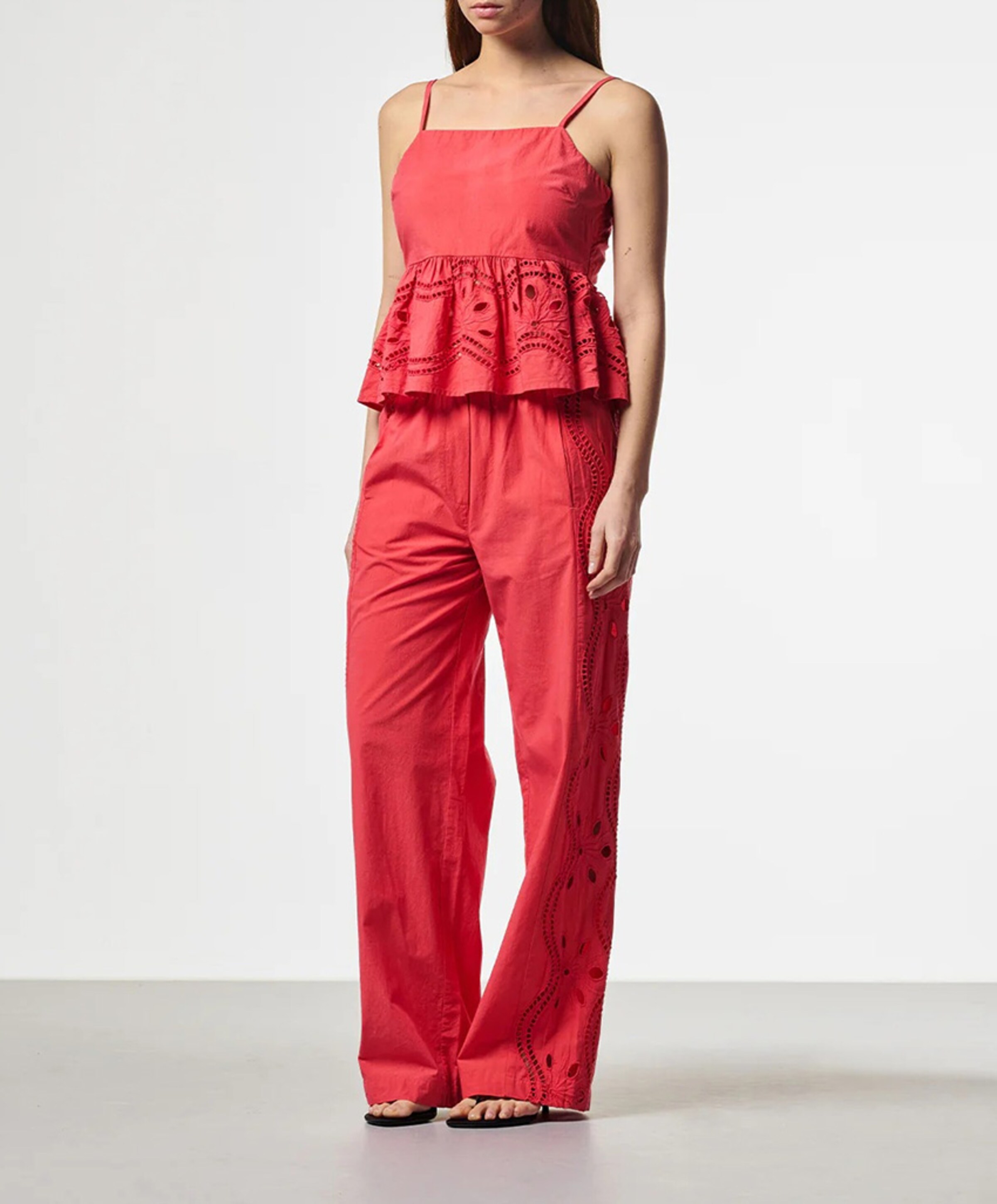 Aaiko ESILA LACE CO 521 dames broek rood