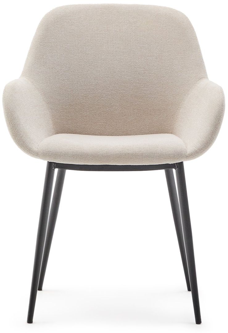 Kave Home   Konna Staal Eetkamerstoel