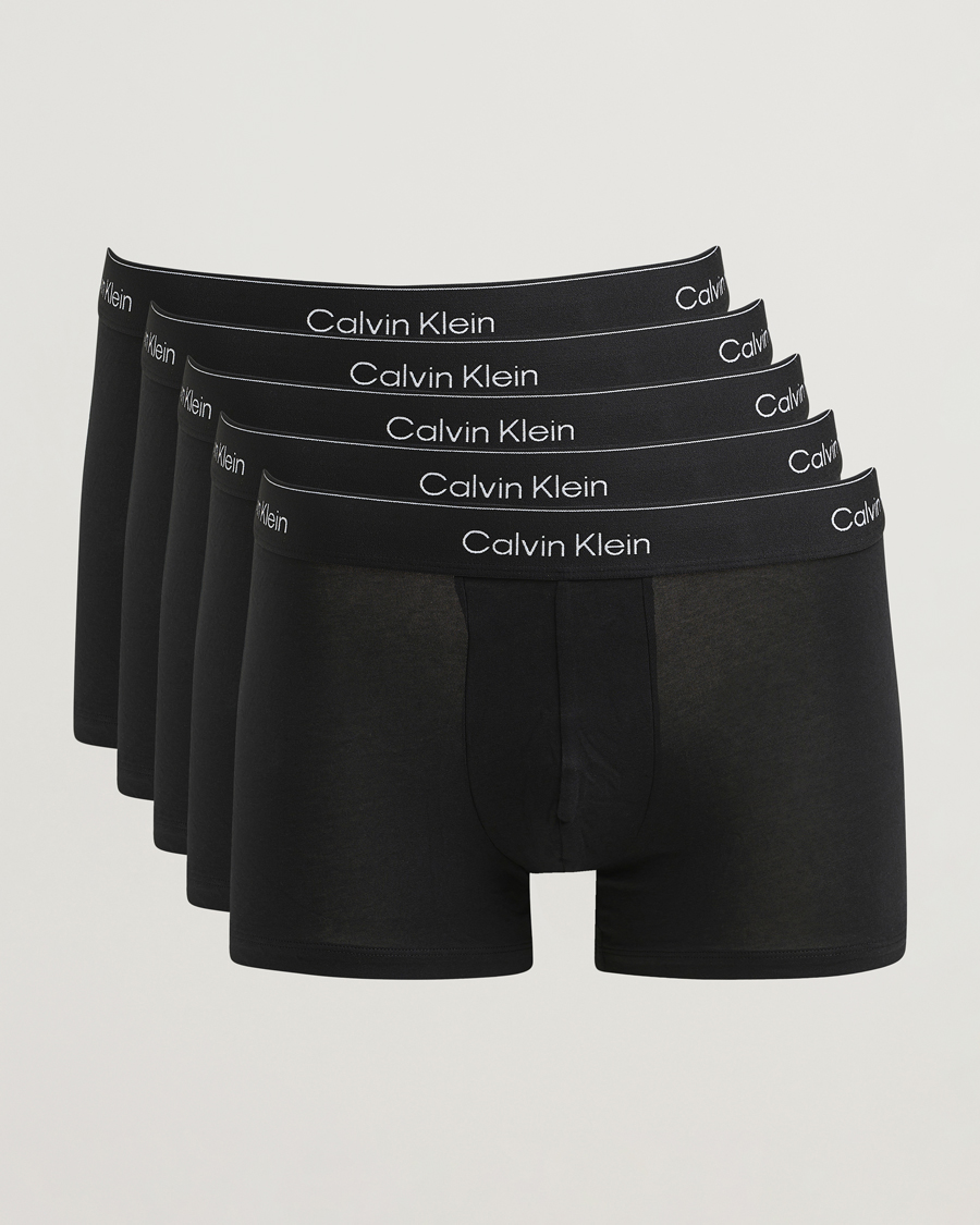Calvin Klein 5-Pack Icon Cotton Stretch Trunk Black