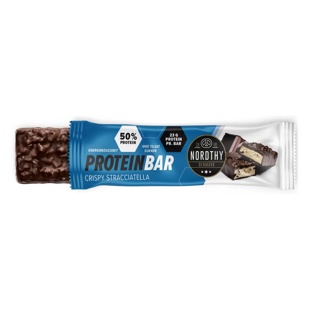 Nordthy Protein Bar Crispy Stracciatella - 45 g
