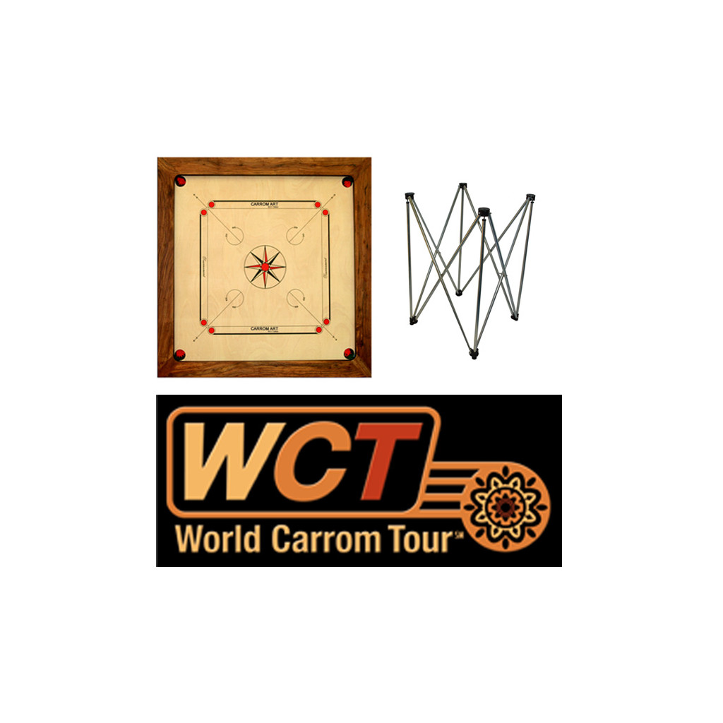 Pack Carrom W.C.T. Champion 88cm - Avec pieds