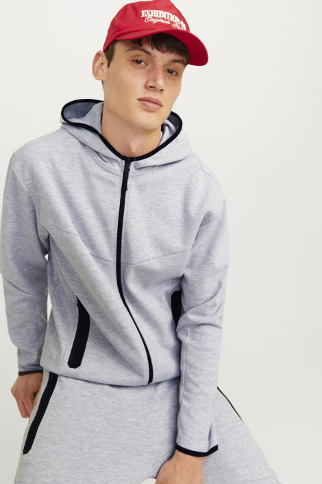 Jack & Jones grijze heren vest