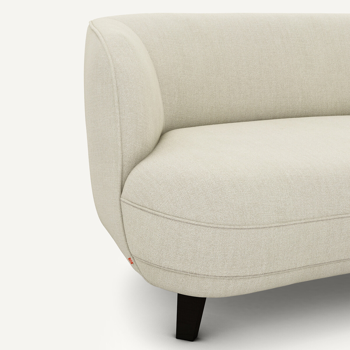 AM.PM<br>Banqueta tamanho XS em linho chambray, design Rosebury E.Gallina