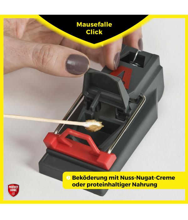 PROTECT HOME Mausefallen Click, 3 Stk.