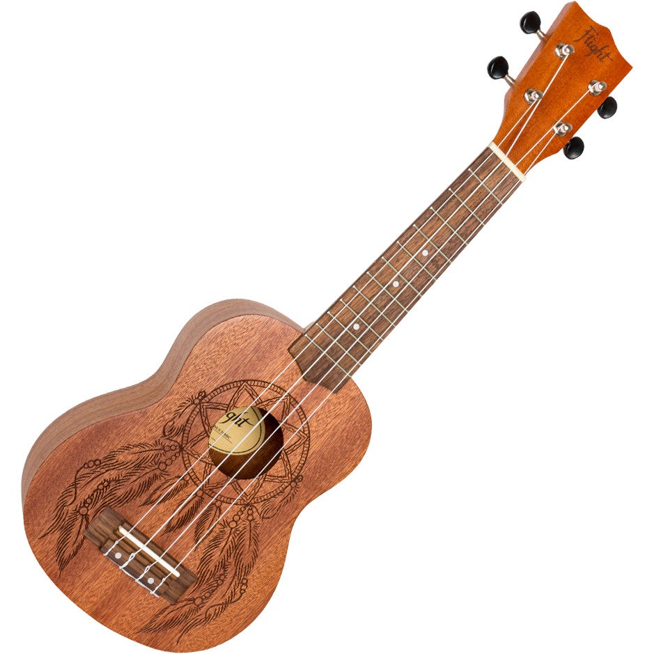 Flight Natural Series NUS350 Dreamcatcher sopraan ukelele met gigbag