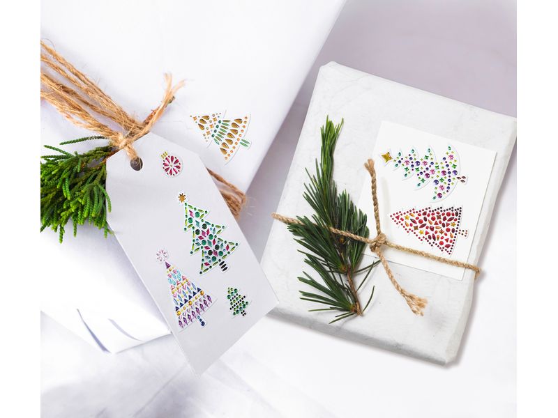 URSUS Weihnachtssticker 15 Sticker Weihnachtsaufkleber