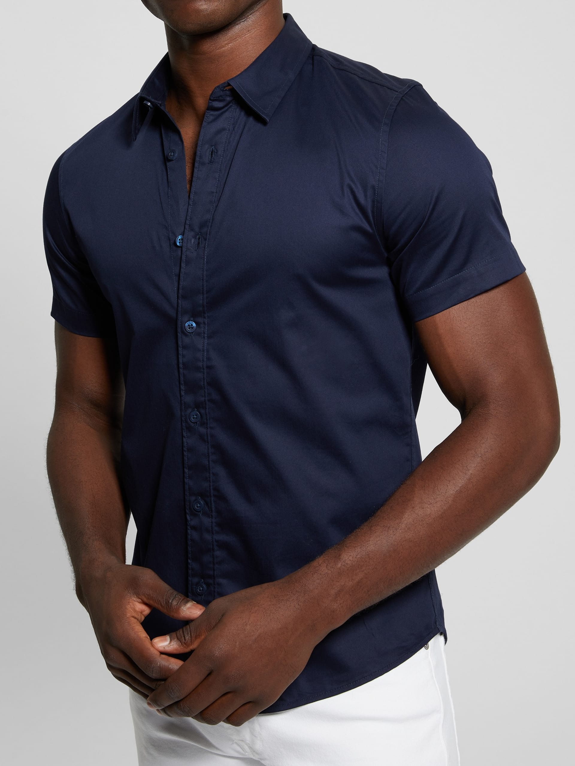 Camisa de manga curta Luxe Stretch