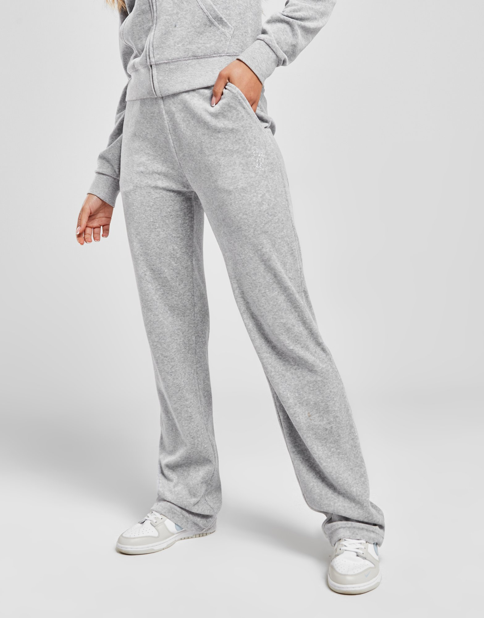 JUICY COUTURE Pantalon de jogging Diamante en Velours Femme
