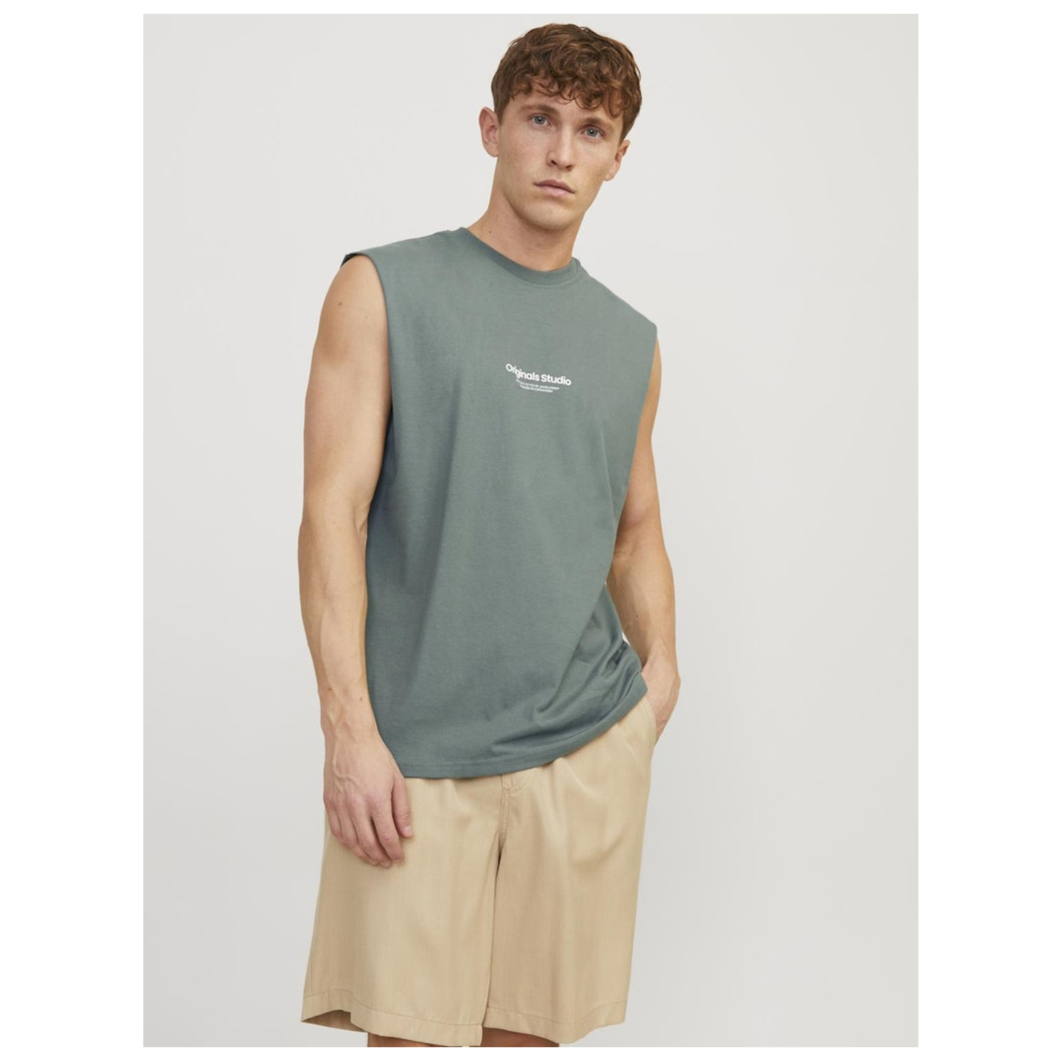 Jack & Jones JORVESTERBRO SLEEVELESS TEE SN