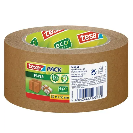 tesa Papier Packband braun 50m x 50mm