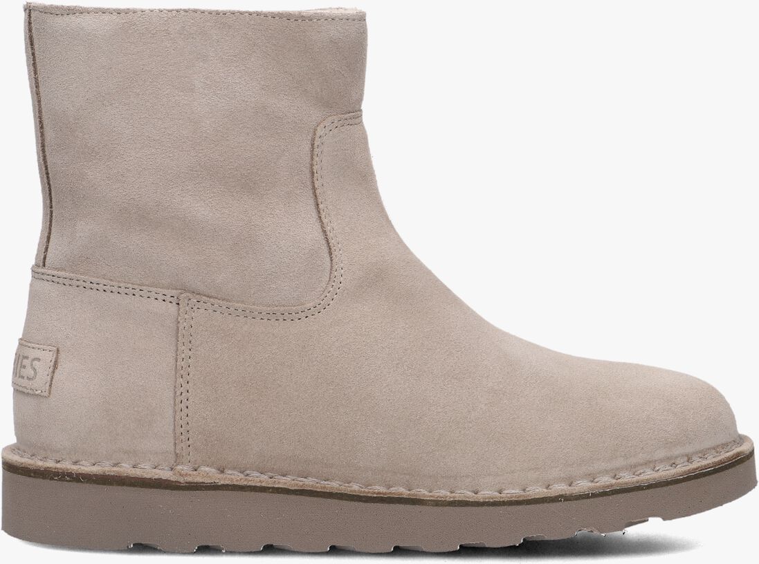 beige shabbies enkelboots palissa mia zip