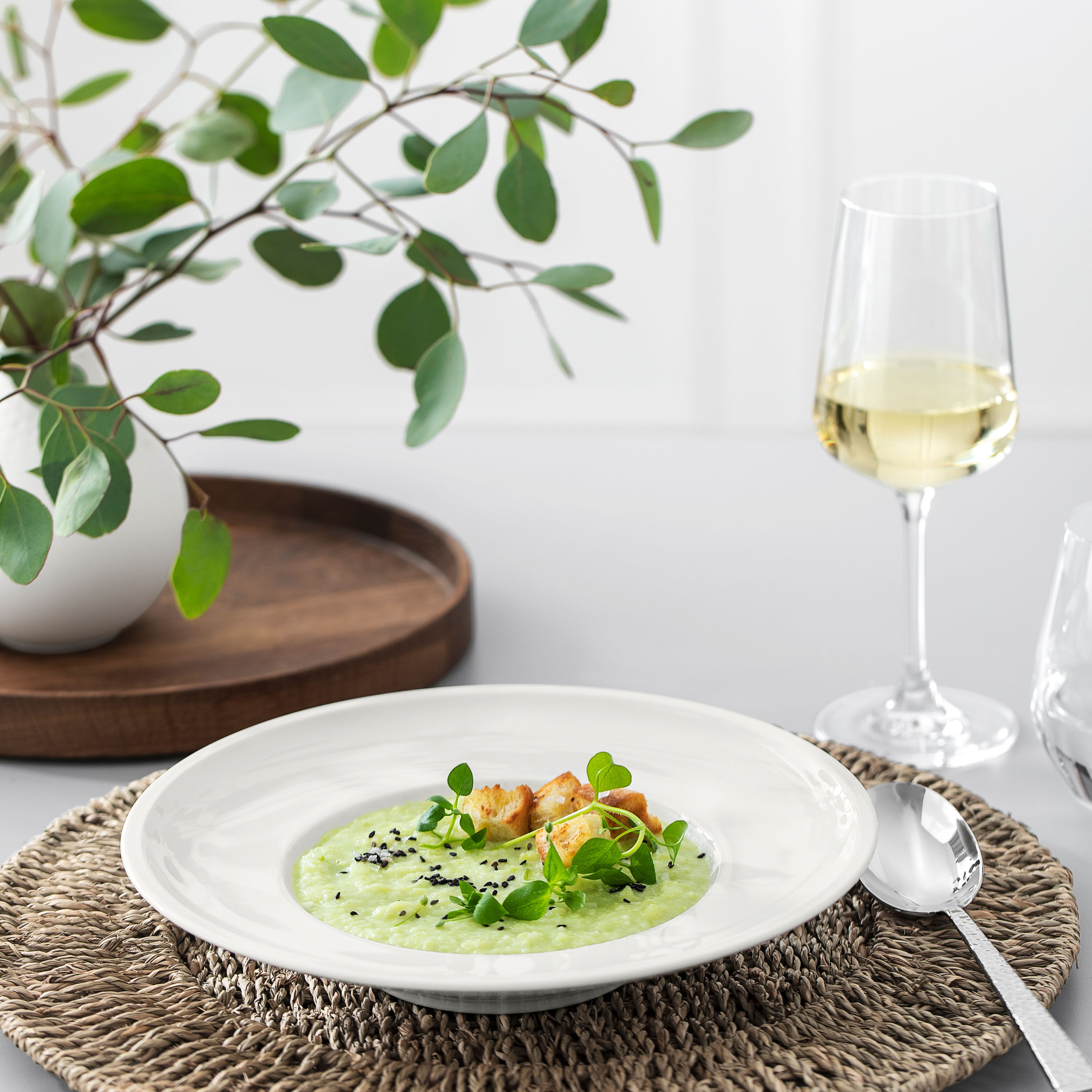 Artesano Soup bowl White, 10.1'', Premium Porcelain