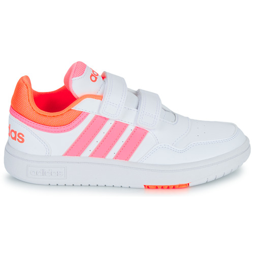 Adidas Sportswear - HOOPS 3.0 CF C - Blanc / Rose
