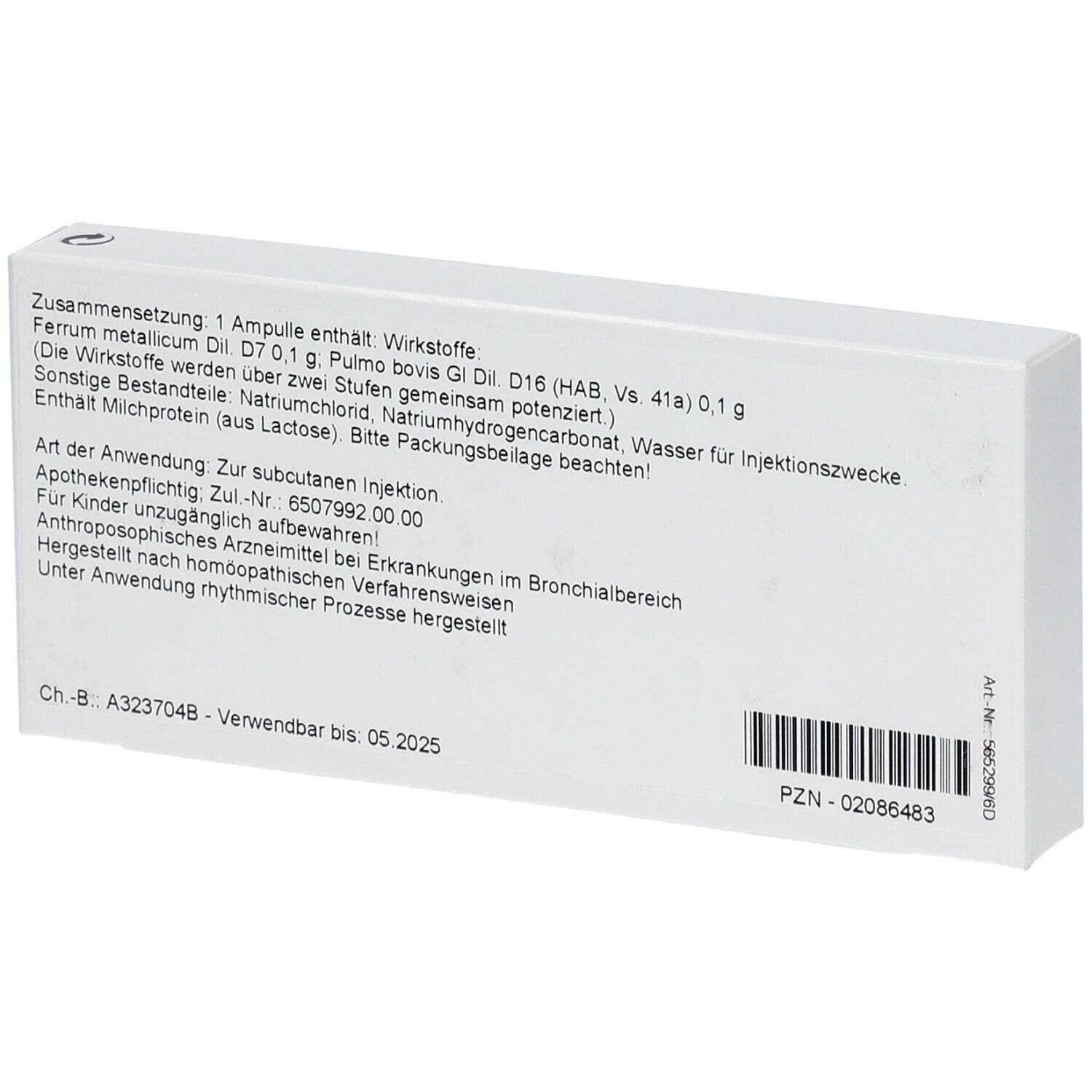 Wala® PULMO/ Ferrum Ampullen