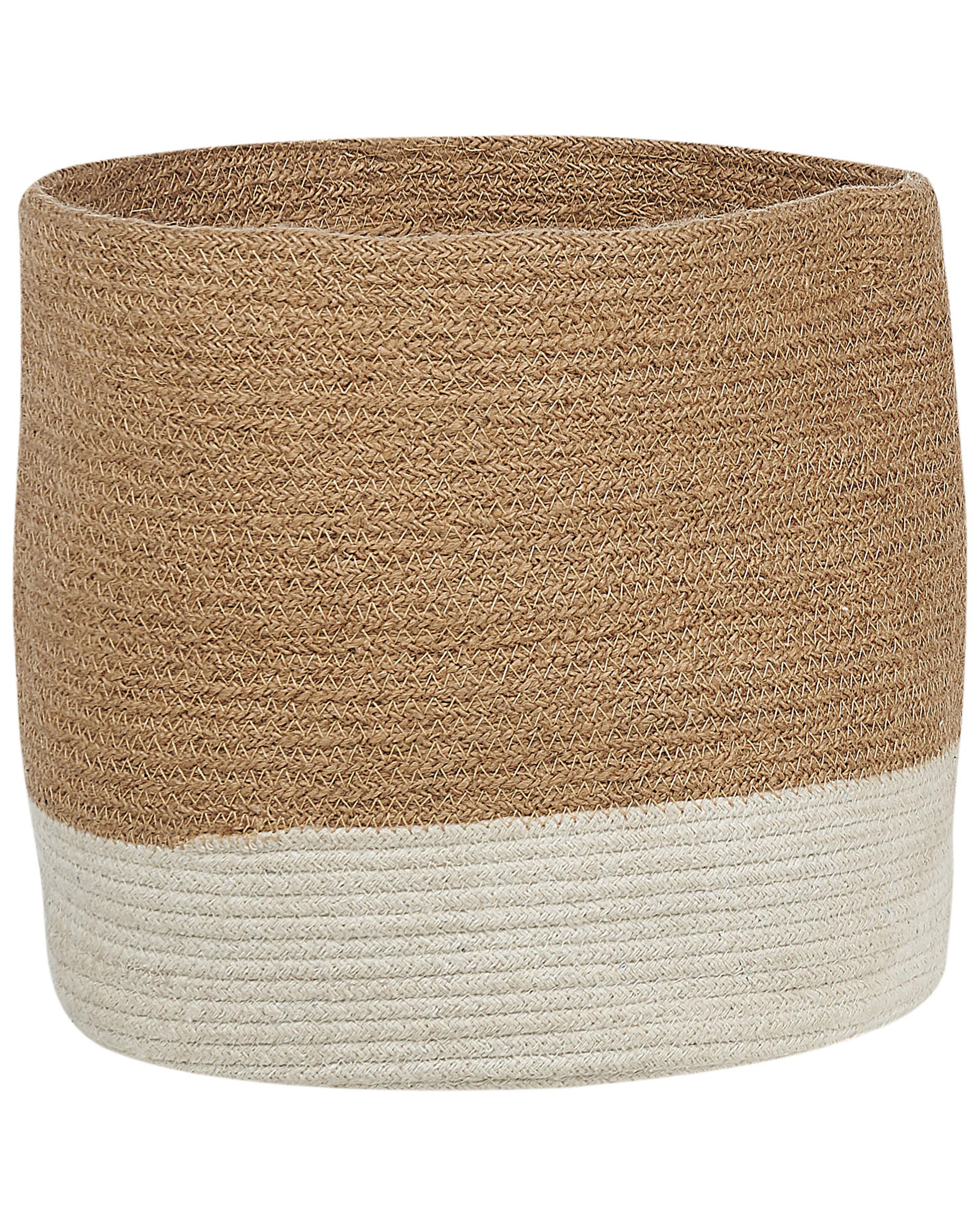 Set van 2 manden BULANIK Jute Wit