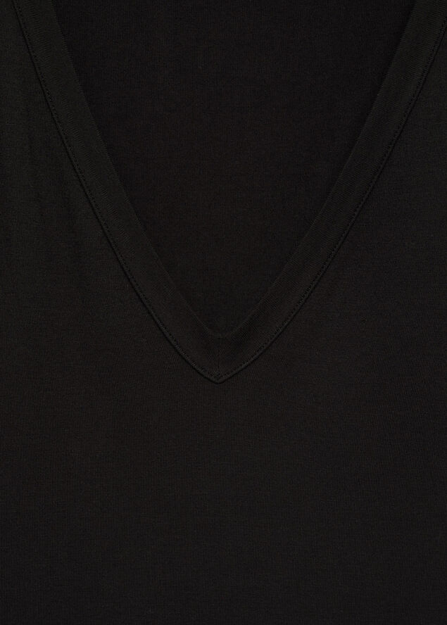 MANGO Short sleeve t-shirt Black