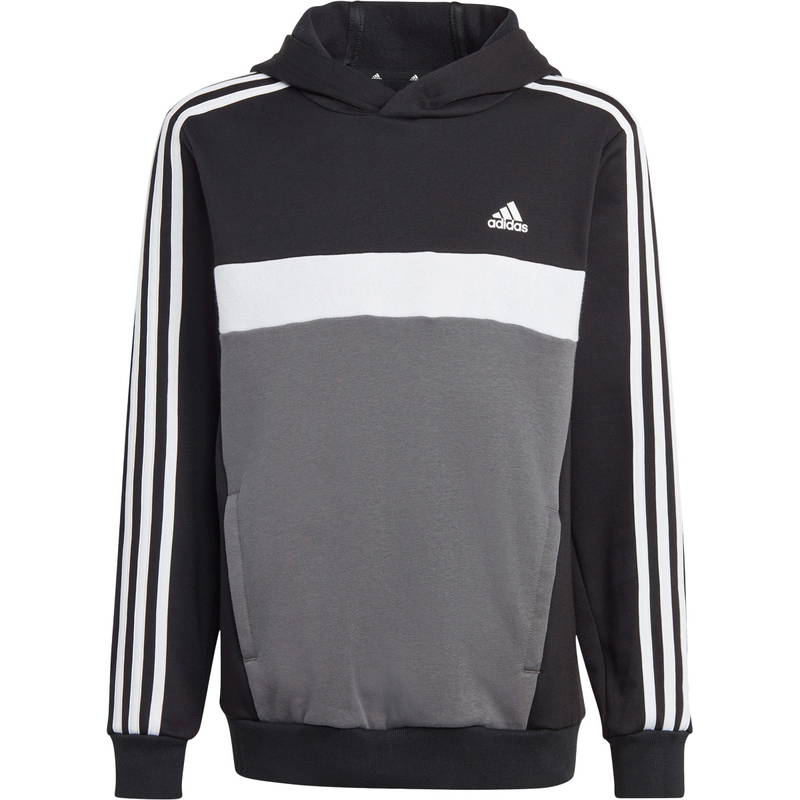 adidas Tiberio 3-Stripes Colorblock Fleece Hættetrøje Børn