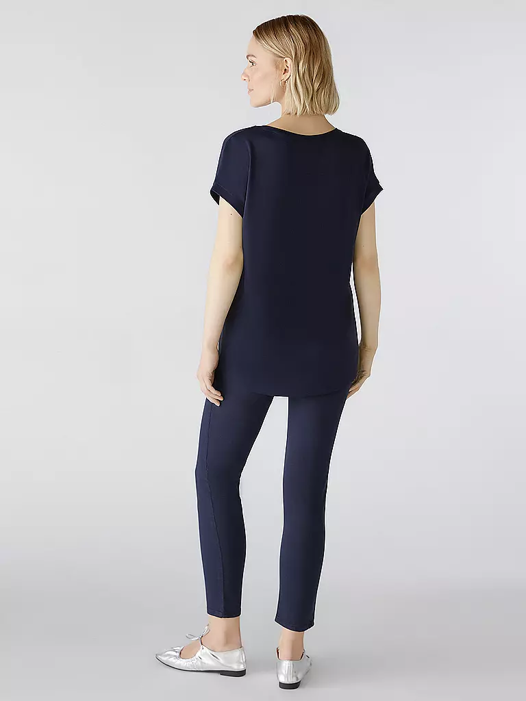 OUÍ Blusenshirt dunkelblau