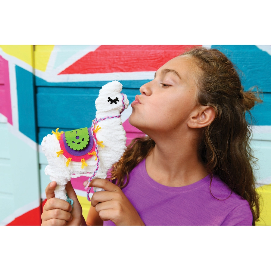 4M KidzMaker - Lama Puppe Mehrfarbig