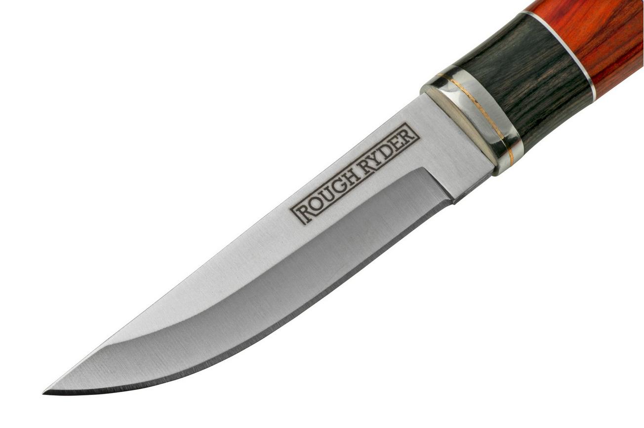 Rough Ryder Small Fixed Blade, Stacked Wood, RR2457 vaststaand mes