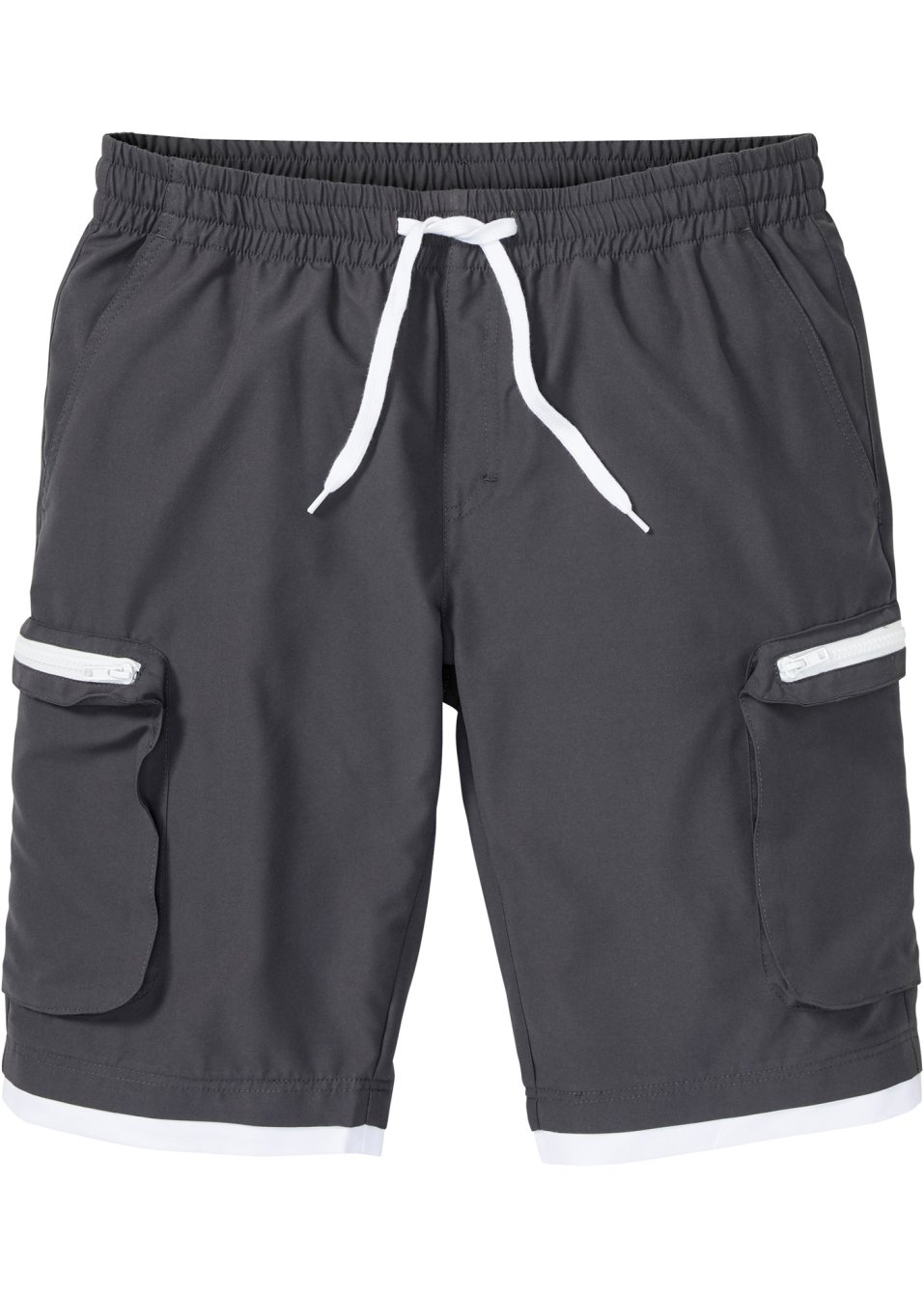 Bermuda cargo taille extensible, Regular Fit