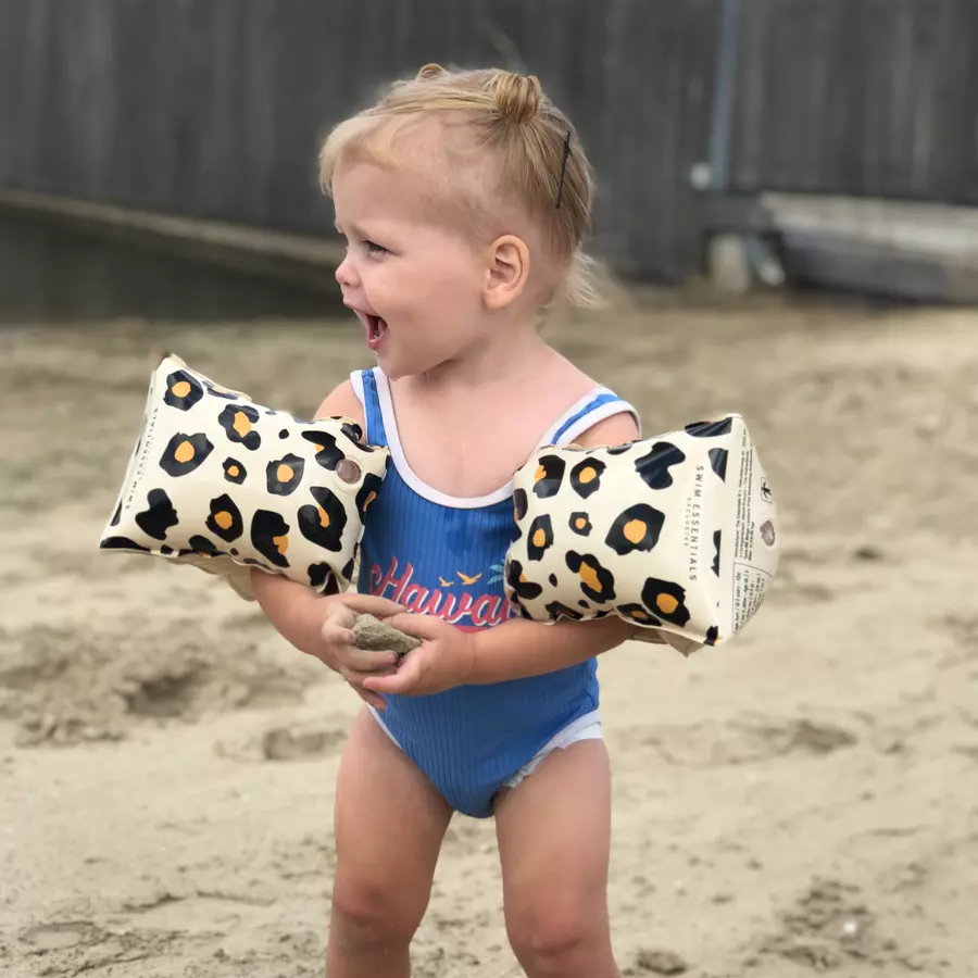 Swim Essentials Schwimmflügel Panther Beige (0-2 Jahre)