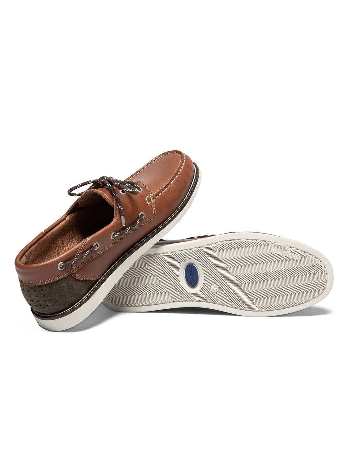 Chaussures Bateau Homme Confort Purefoam Marron