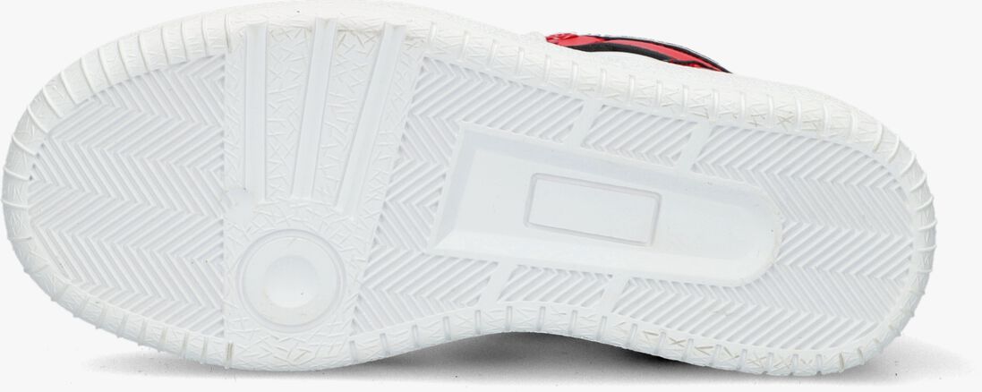BENETTON witte benetton hoge sneaker rod