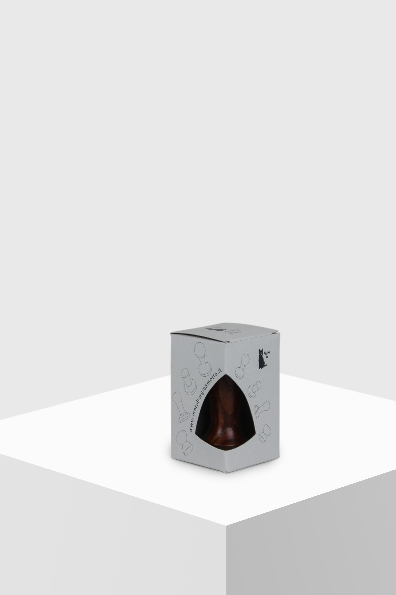 Motta Tamper Slim plan 58mm Edelstahl und Holz