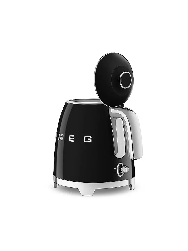SMEG Mini-Wasserkocher 0,8l 50s Retro Style Schwarz KLF05BLEU schwarz