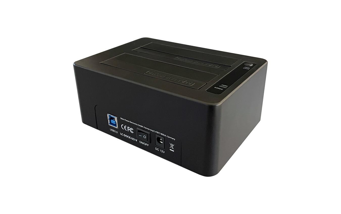 Docking- und Klonstation LC-DOCK-U3-VFestplatten-Dock mit Kopierfunktion