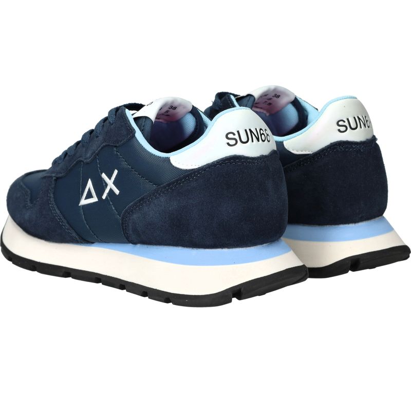 SUN68 Ally Solid Nylon Sneakers Blauw Dames
