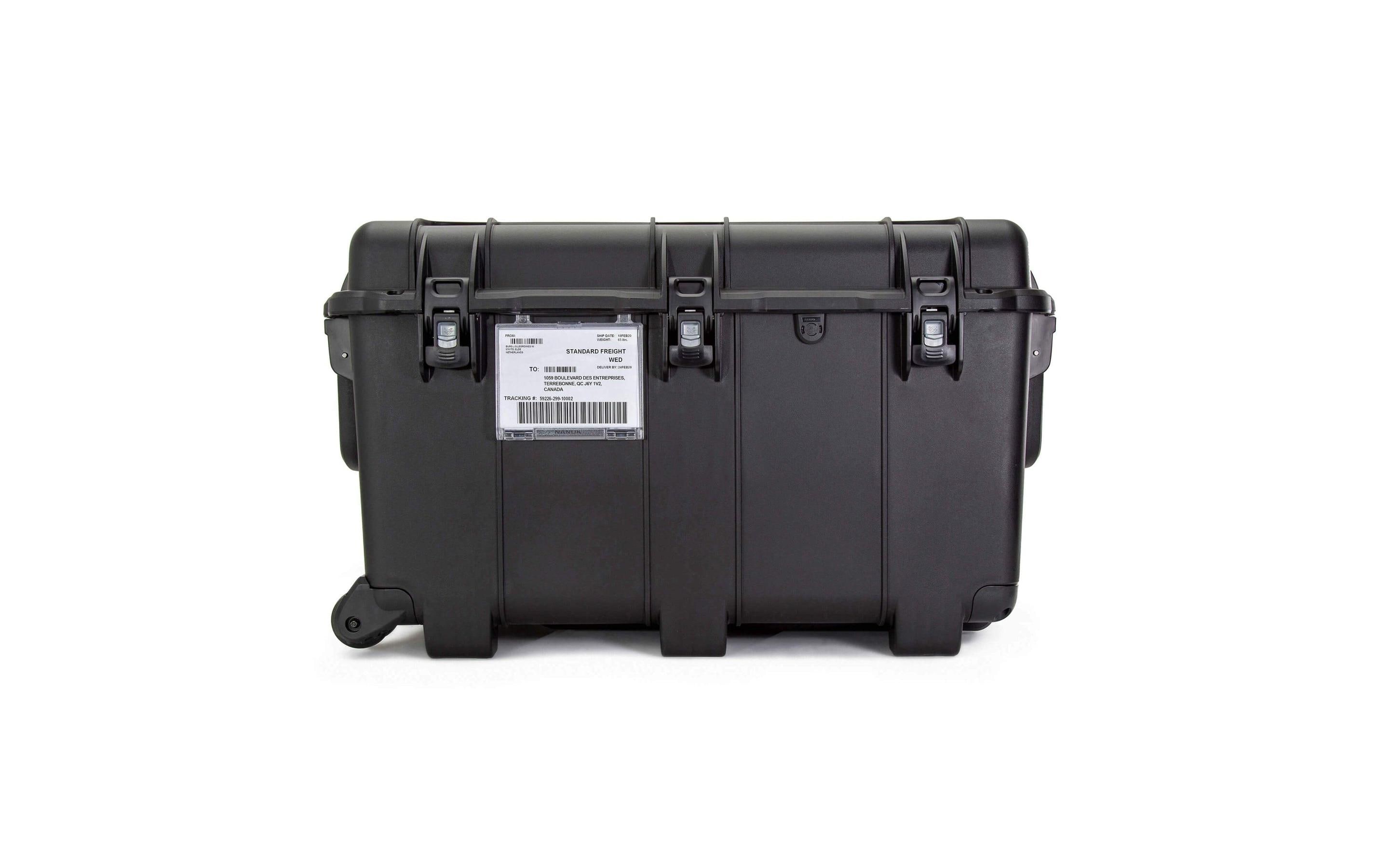 Kunststoffkoffer 975 - mit Schaum Schwarz<br>Leichter, wasserdichter und robuster Hartschalenkoffer