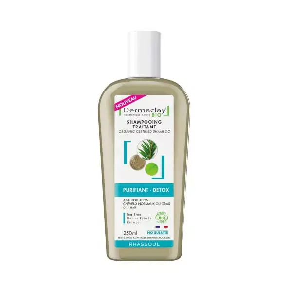Dermaclay Shampoing Purifiant Détox 250ml