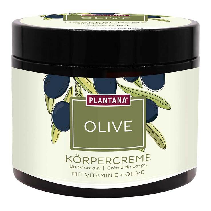 Plantana Olive Körpercreme mit Vitamin-E, 500 ml