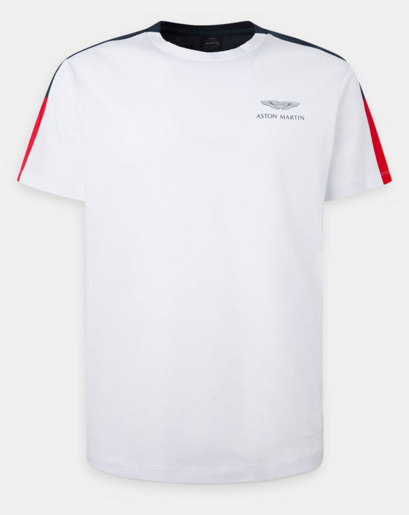 Hackett London T-Shirt Bicolore Aston Martin Racing blanc/bleu
