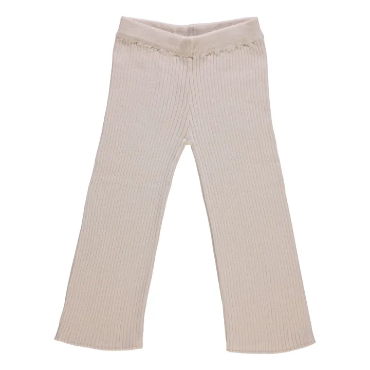 Poudre Organic Pantalon Gesse Maille | Ecru