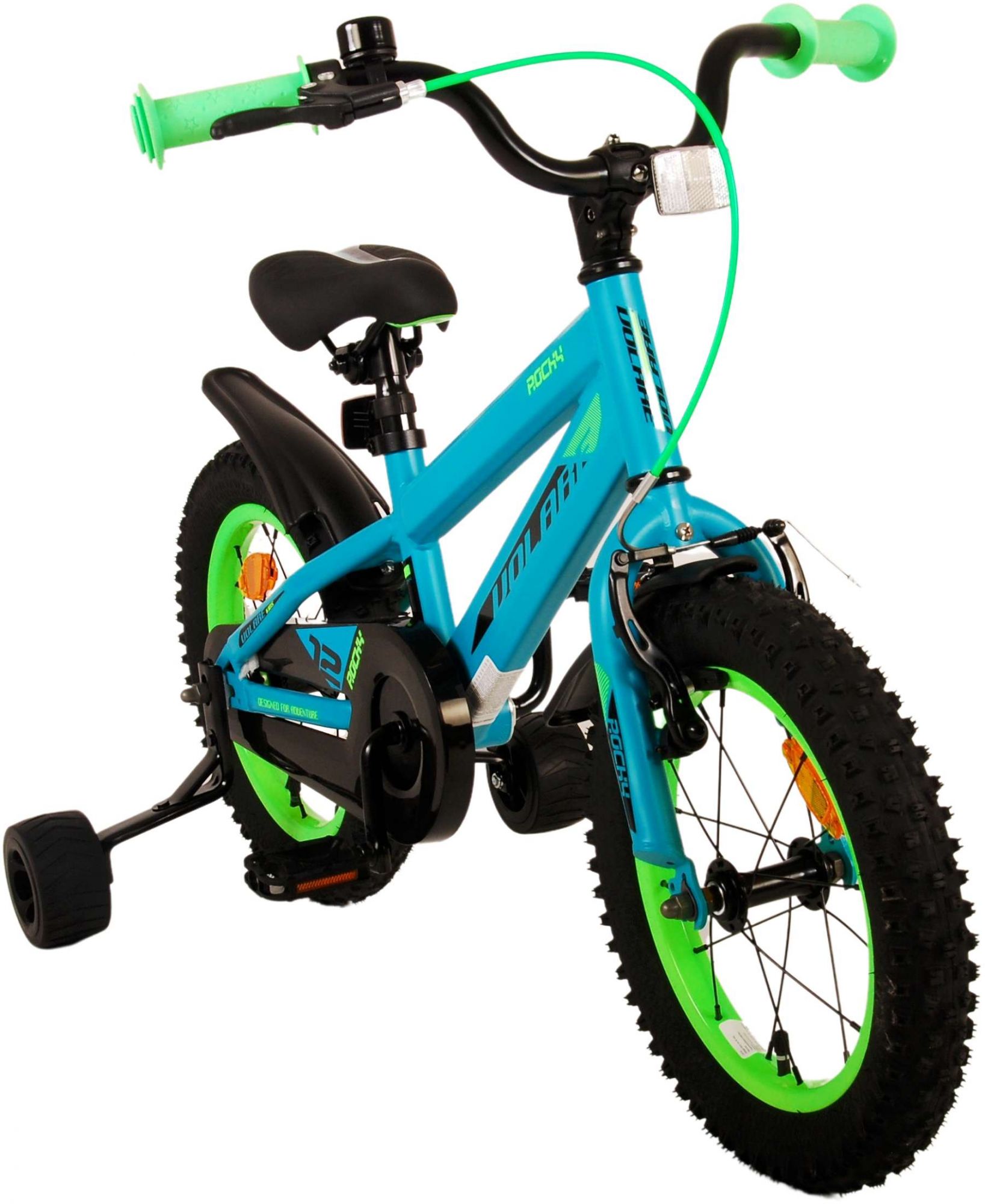 TPFSports Rocky Kinderfahrrad - Jungen - 14 Zoll - Rücktritt + Handbremse - Rot