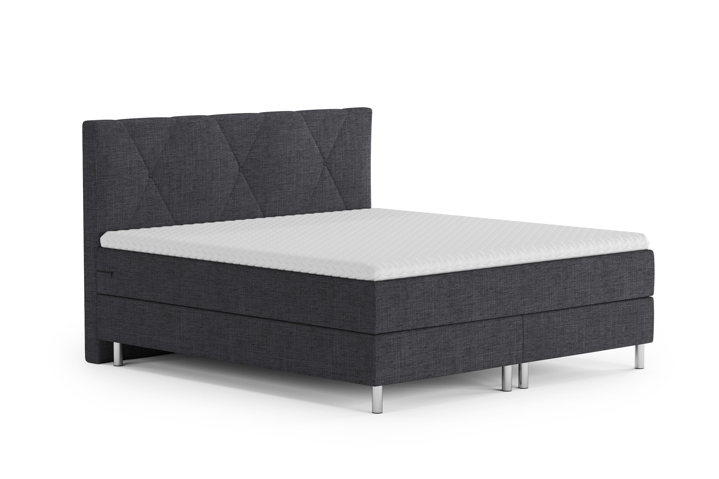 Boxspringbett TWILIGHT 180 x 200 cm anthrazit