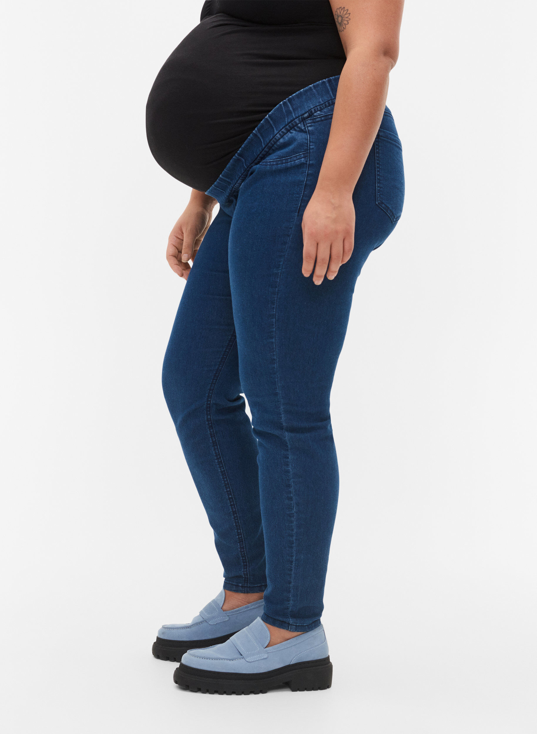 Graviditets jeggings med baglommer