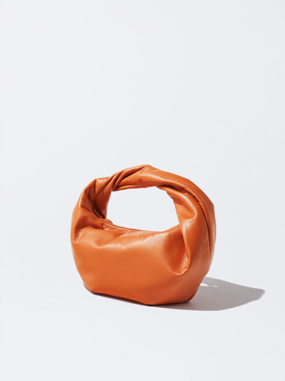 Mini Bolsa Franzida - Laranja