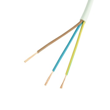 HANDSON Stroomkabel 3x0,75mm² 20 meter Wit