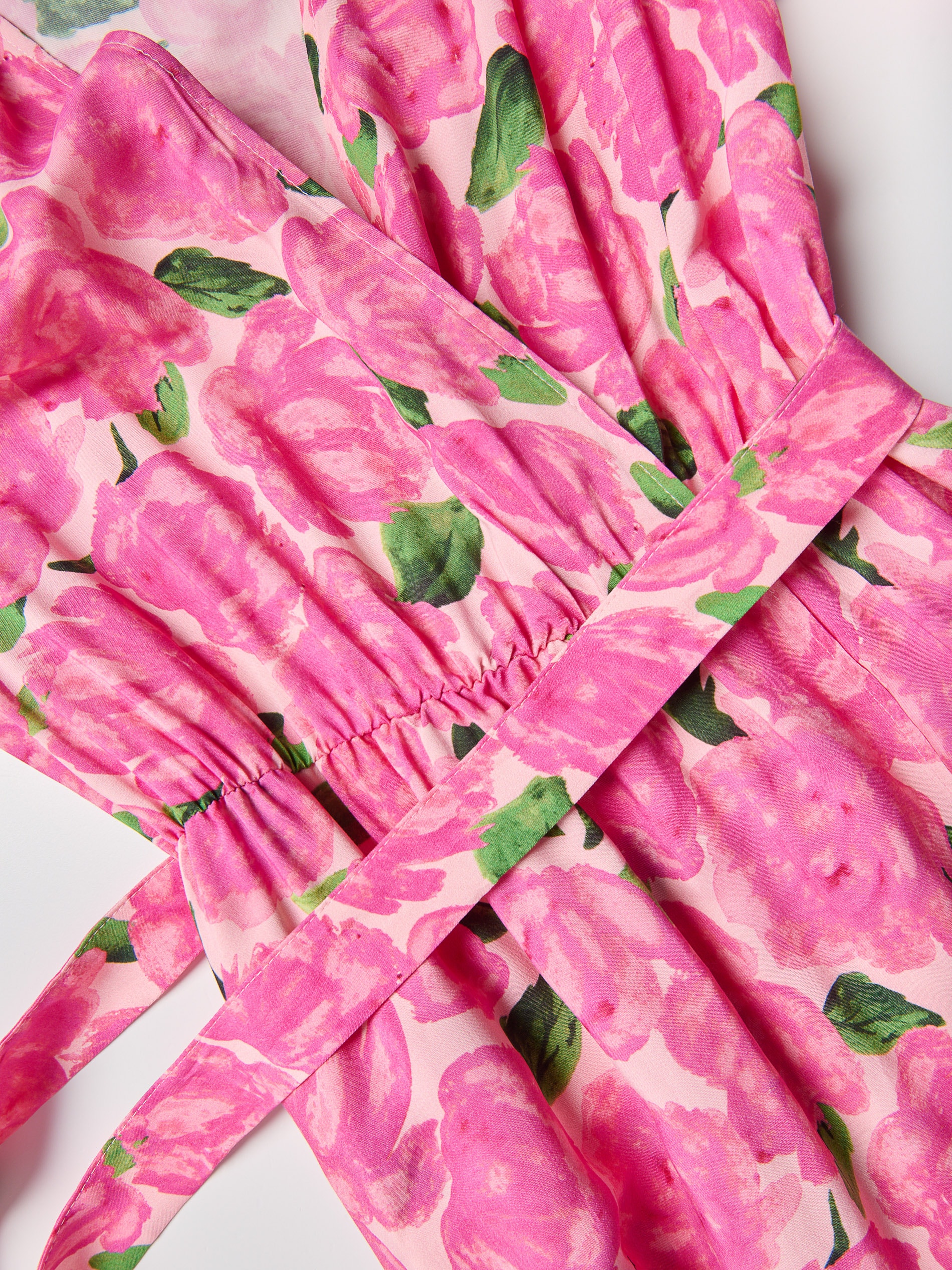 Viskose Kleid mit Muster