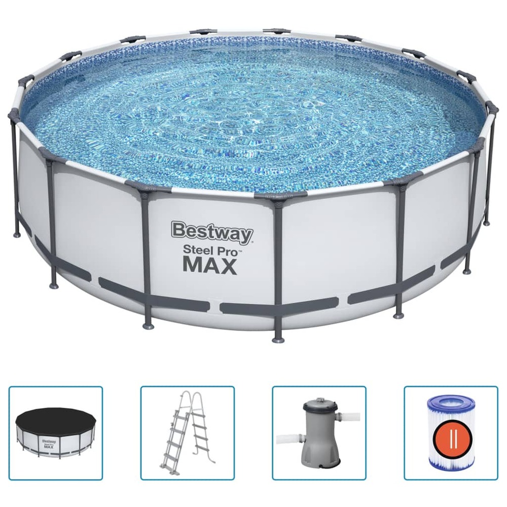 Ensemble de piscine steel pro max rond 457x122 cm